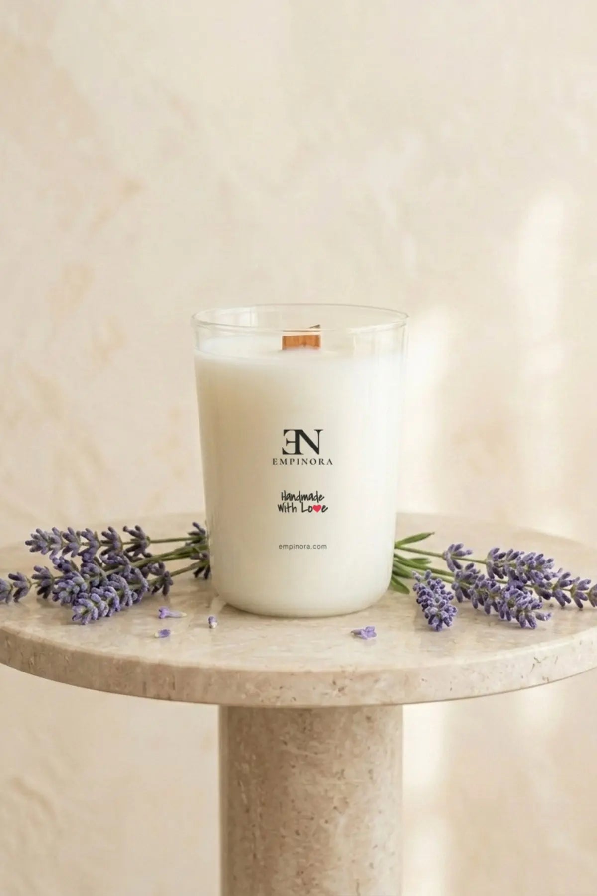 Provence Silence Lavanta Kokulu Mum | Rahatlatıcı & Aromaterapi Mum Empinora