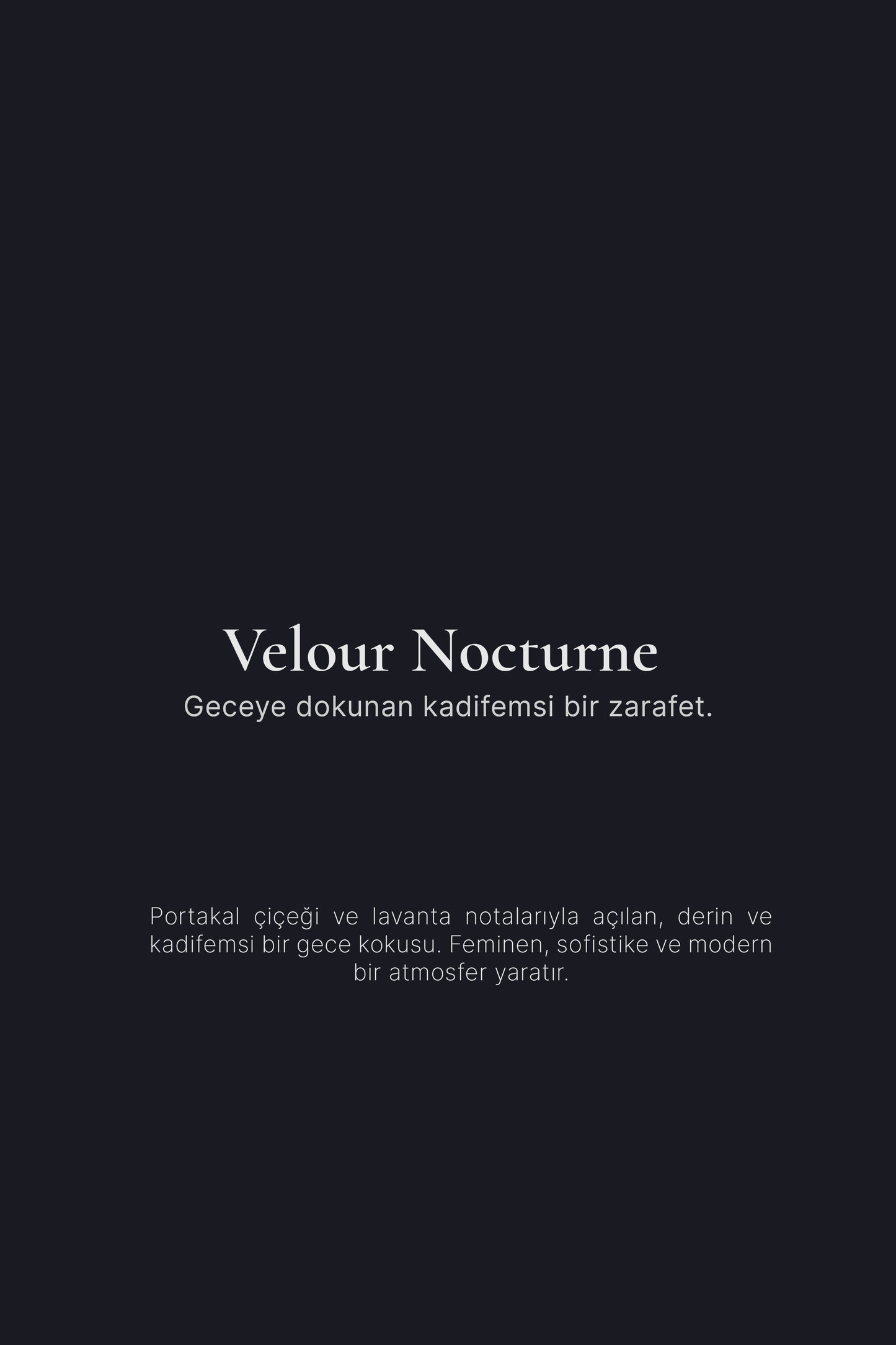 Velour Nocturne Lüks Kokulu Mum | Gece Atmosferi & Premium Ev Kokusu Empinora