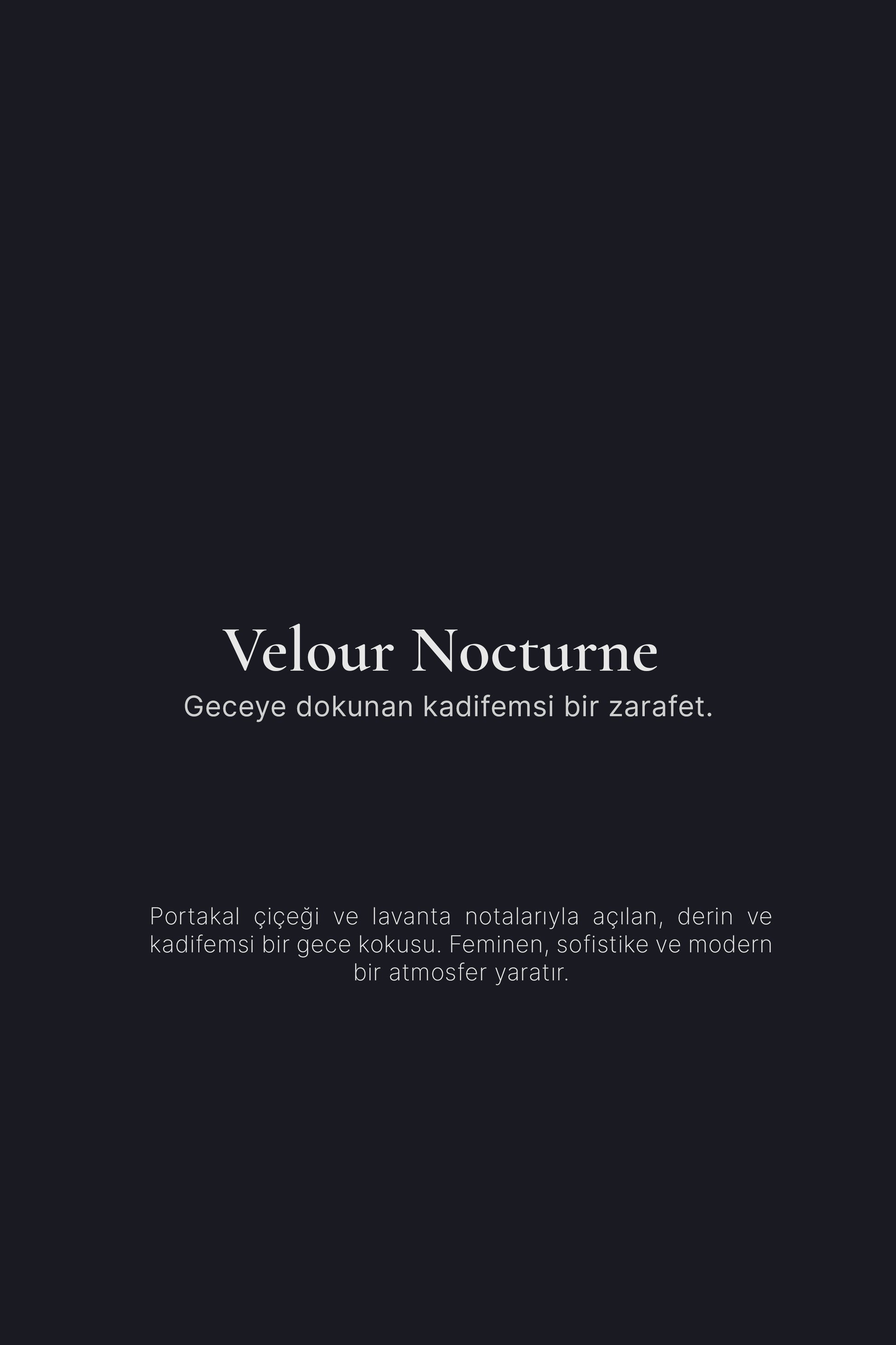 Velour Nocturne Lüks Kokulu Mum | Gece Atmosferi & Premium Ev Kokusu Empinora