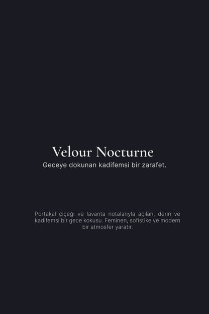 Velour Nocturne Lüks Kokulu Mum | Gece Atmosferi & Premium Ev Kokusu Empinora